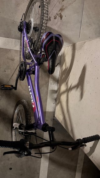 Bicicleta Morada B-PRO Infantil cuadro de Aluminio