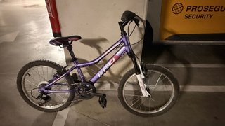 Bicicleta Morada B-PRO Infantil cuadro de Aluminio