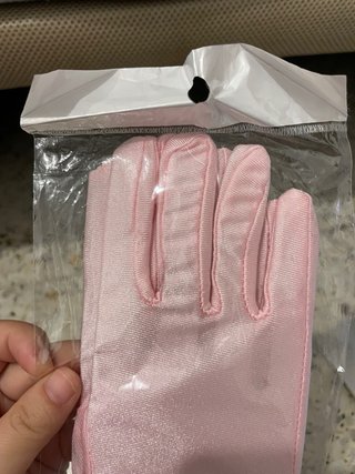 Guantes rosas