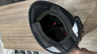 Casco Moto 130R Carbono con Intercom Talla XS