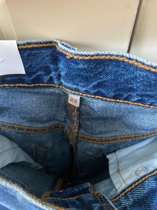 Falda midi vaquera Levi's azul