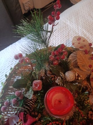Centro de mesa navideño