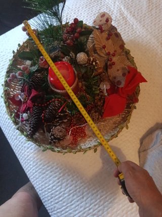 Centro de mesa navideño
