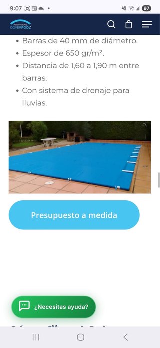 Cubierta Piscina Nueva 6,6x3,9
