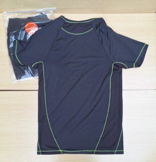 2 x Camisetas Running Negra TENTHRUN