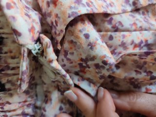 Falda pantalón Zara floral