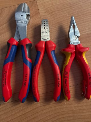 Lote de 3 Alicates Knipex
