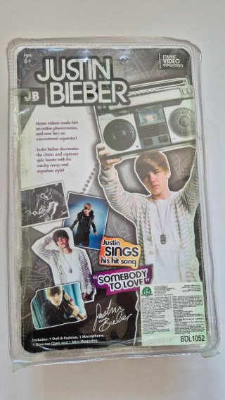 Figura Justin Bieber Cantante Singing
