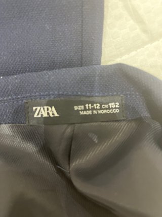 Traje Zara niño Talla 11-12 Azul