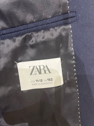 Traje Zara niño Talla 11-12 Azul