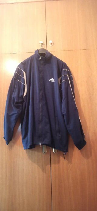 Chaqueta deportiva Adidas azul hombre
