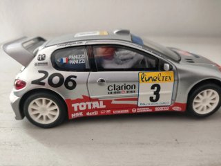 Scalextric Peugeot 206 Rallye Monte-Carlo