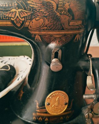 Máquina de coser Singer. Año 1930 aprox.