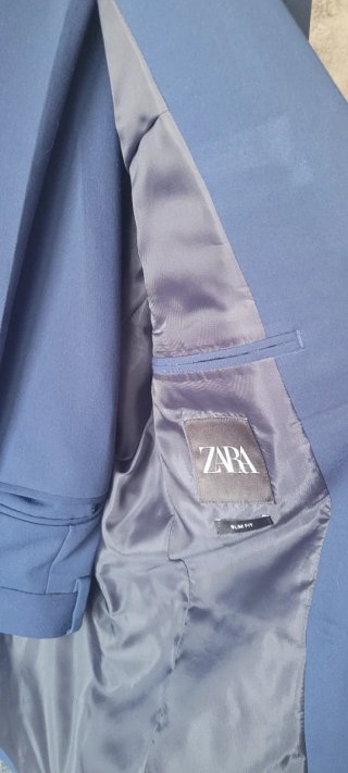 Traje Zara Azul Talla S