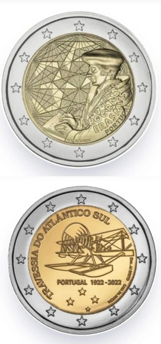 PORTUGAL 2022 MONEDAS DE 2€ CONMEMORATIVAS S/C