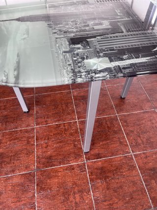 Mesa Cristal Diseño New York