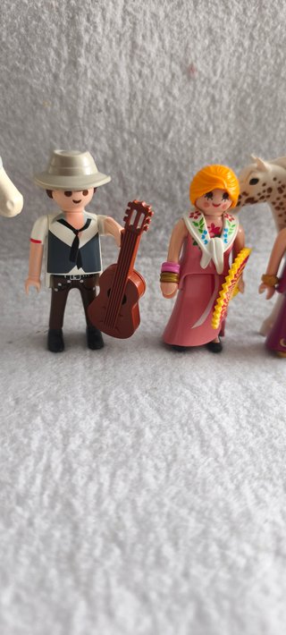 Lote Playmobil Flamencas y Caballos