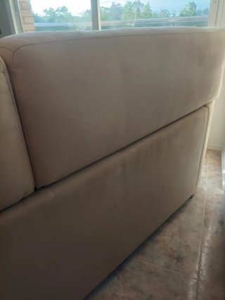 Sofá 3 plazas + Puf (225 cms) asientos deslizantes