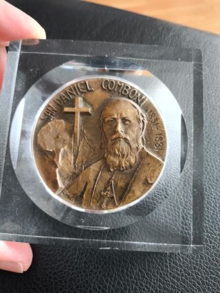 Medalla Bronce San Daniel Comboni 1831-1981