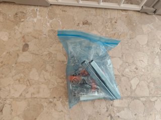 Barrera de seguridad blanca