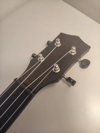 Ukulele in legno scuro