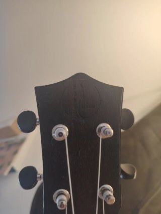 Ukulele in legno scuro