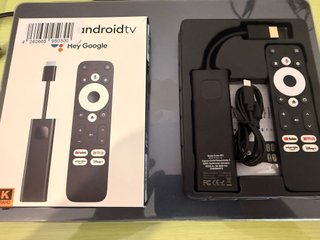Android TV Box con Mando