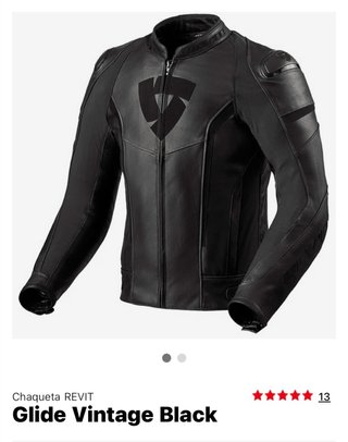 Chaqueta Moto Cuero Rev'it! Glide Vintage