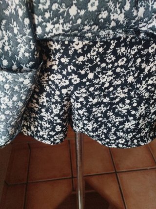 Falda pantalón corta flores