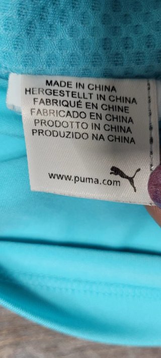 Camiseta Puma Azul Mujer
