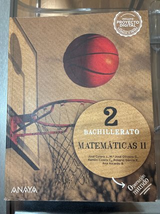 Matemáticas II. 2o de Bachillerato