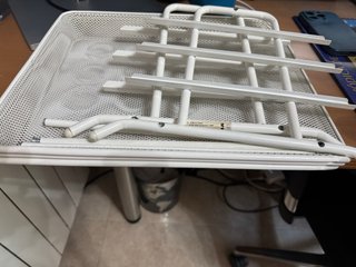 Vassoi per documenti in metallo bianco Ikea