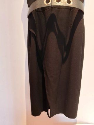 Vestido elegante negro ceremonia