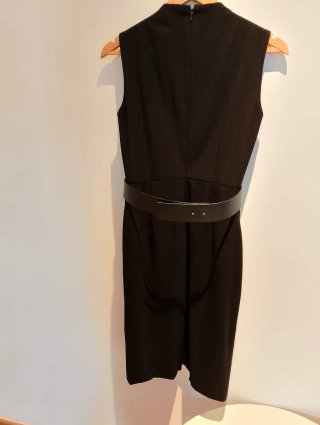 Vestido elegante negro ceremonia