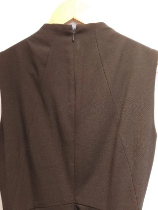 Vestido elegante negro ceremonia