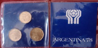 Monedas Conmemorativas Mundial Argentina '78