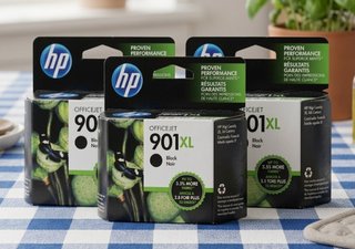 3 Cartuchos Tinta HP 901 Negro Officejet