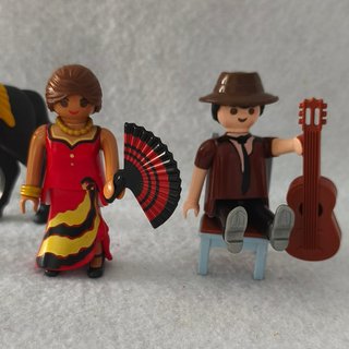 Lote Playmobil Flamenca y Jinete