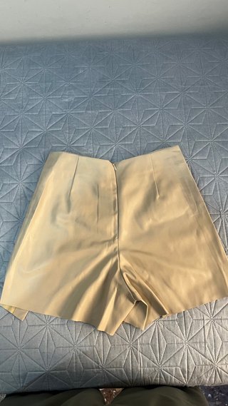 Falda-pantalón beige