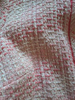 Conjunto Vestido y Chaqueta Rosa