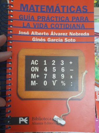 Matemáticas para la vida cotidiana