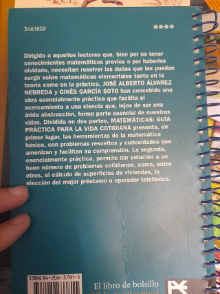 Matemáticas para la vida cotidiana