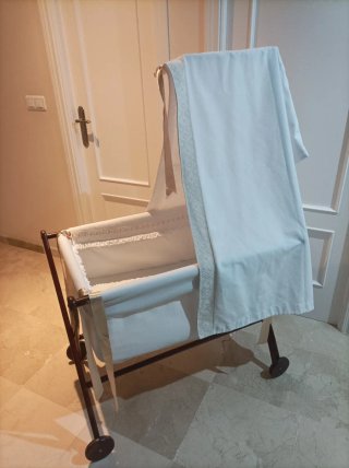 Minicuna madera bebé