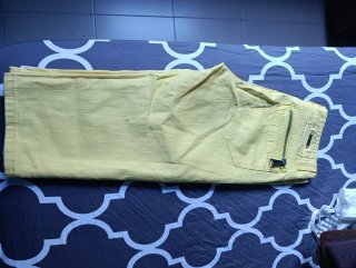 Pantalón corto verano amarillo