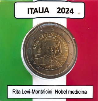Moneda Italia 2024 Rita Levi-Montalcini