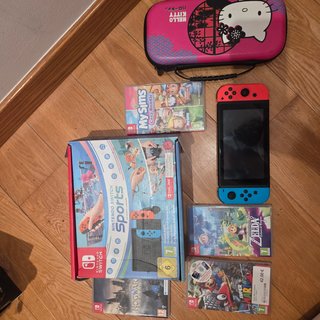 Nintendo Switch + 4 Juegos + Accesorios
