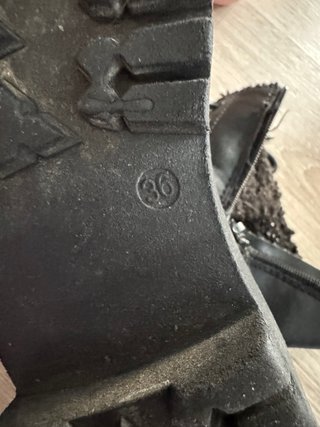 Botas invierno forradas T36