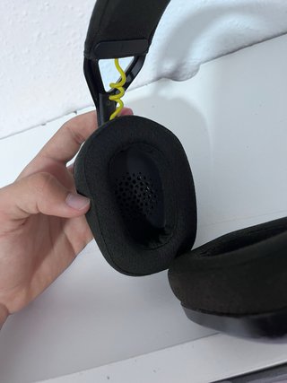 Cascos inalambricos g435 gamin negros y amarillos