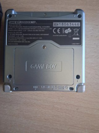 Game Boy Advance SP Pearl Blue pari al nuovo