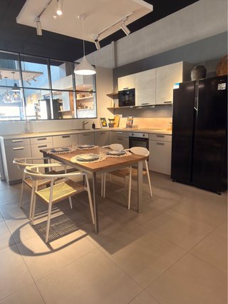 Cocina Ixina Negra y Gris